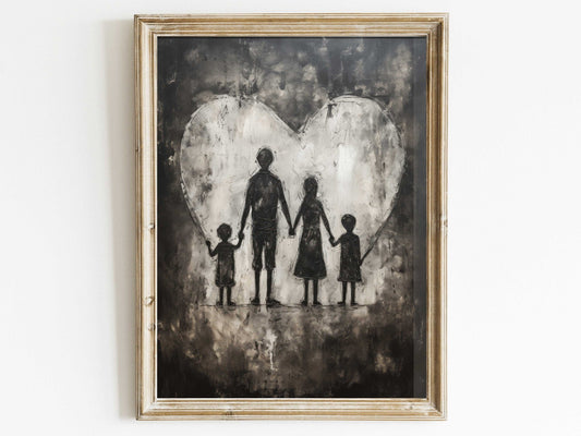 Family Wall Art, Rustic Home Decor, Farmhouse Style Decor - WildfieldPrints