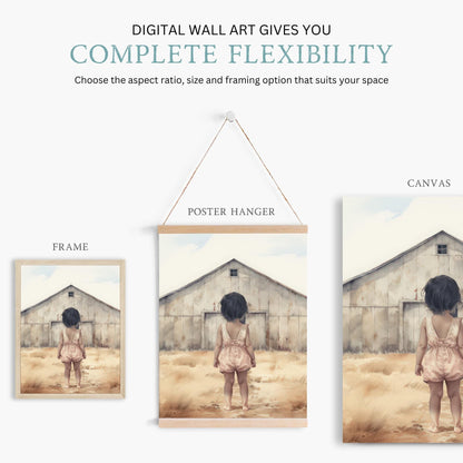 Farm Animal Nursery Decor, Farmhouse Wall Art, Goats and Geese - WildfieldPrints