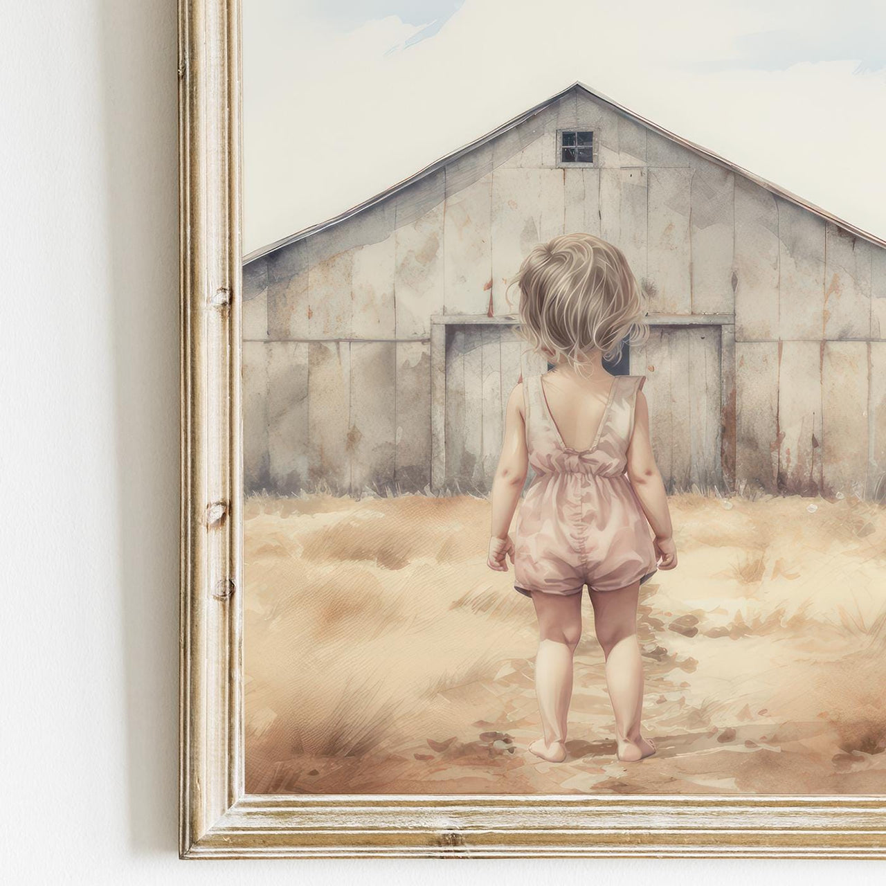 Goat and Goose Wall Art – Farm Nursery Print for Girls • Set of 3