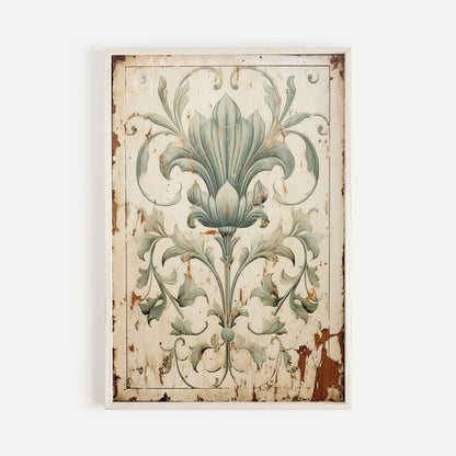 Farmhouse Ornamental Art, Rustic Home Decor, Vintage Wall Accent - WildfieldPrints