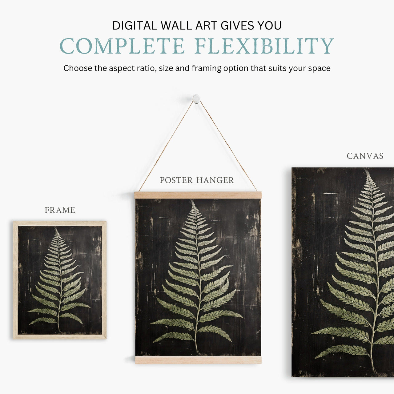 Fern Print – Botanical Nursery Wall Decor