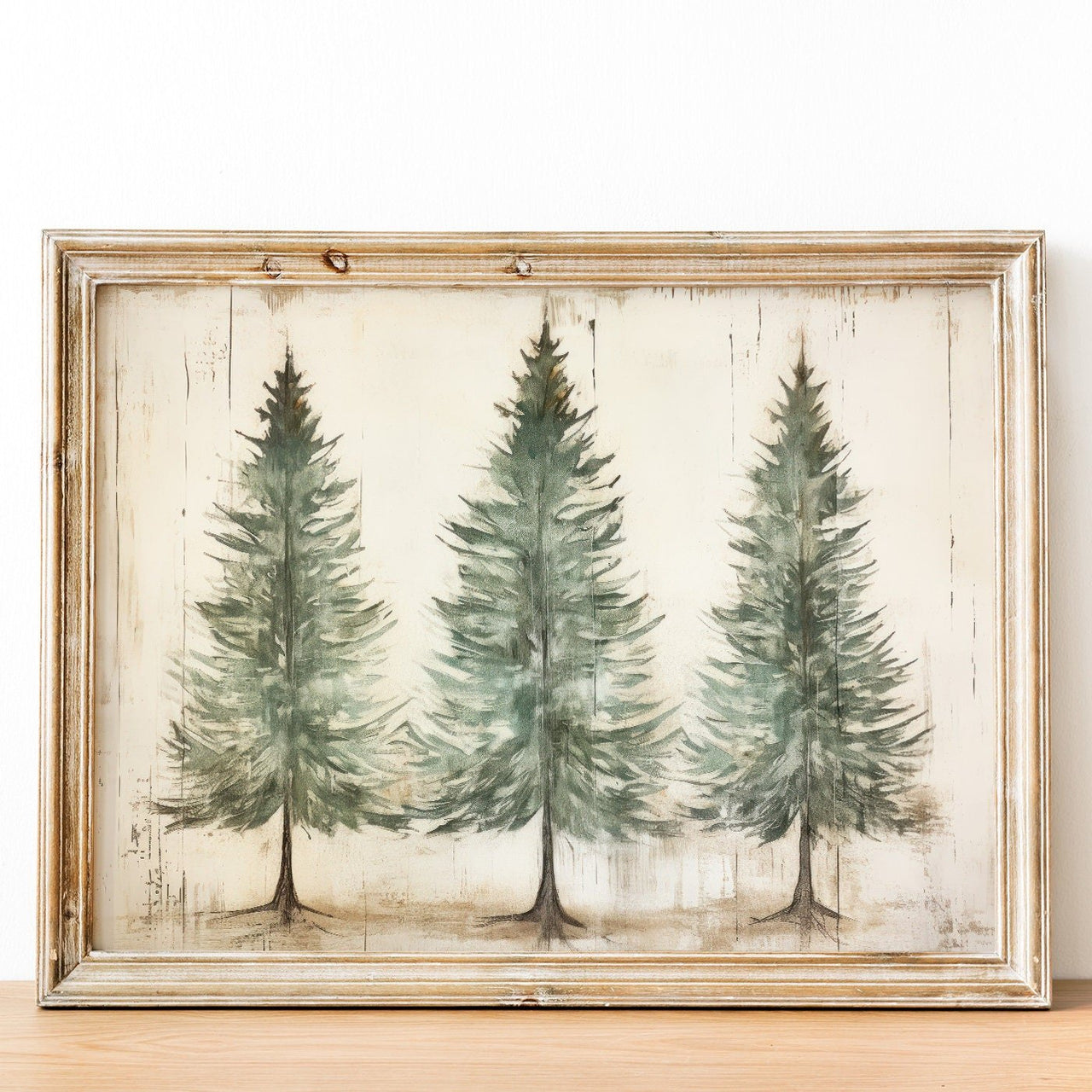 Spruce Tree Wall Art – Farmhouse Kids Room Decor