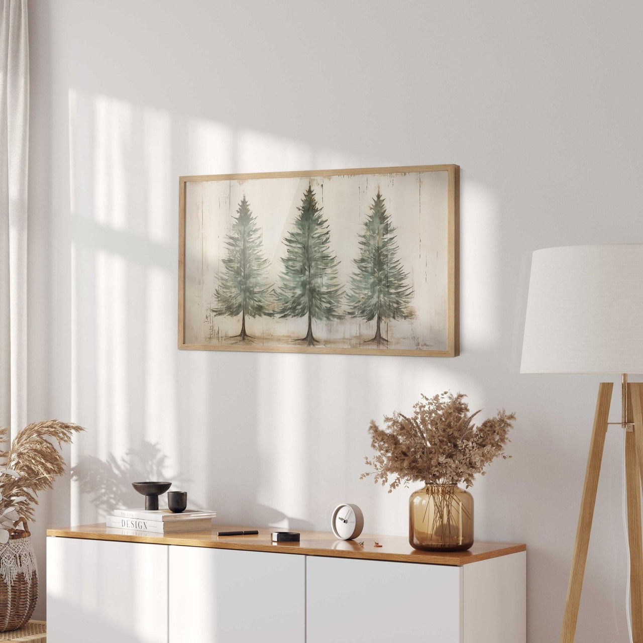 Spruce Tree Wall Art – Farmhouse Kids Room Decor