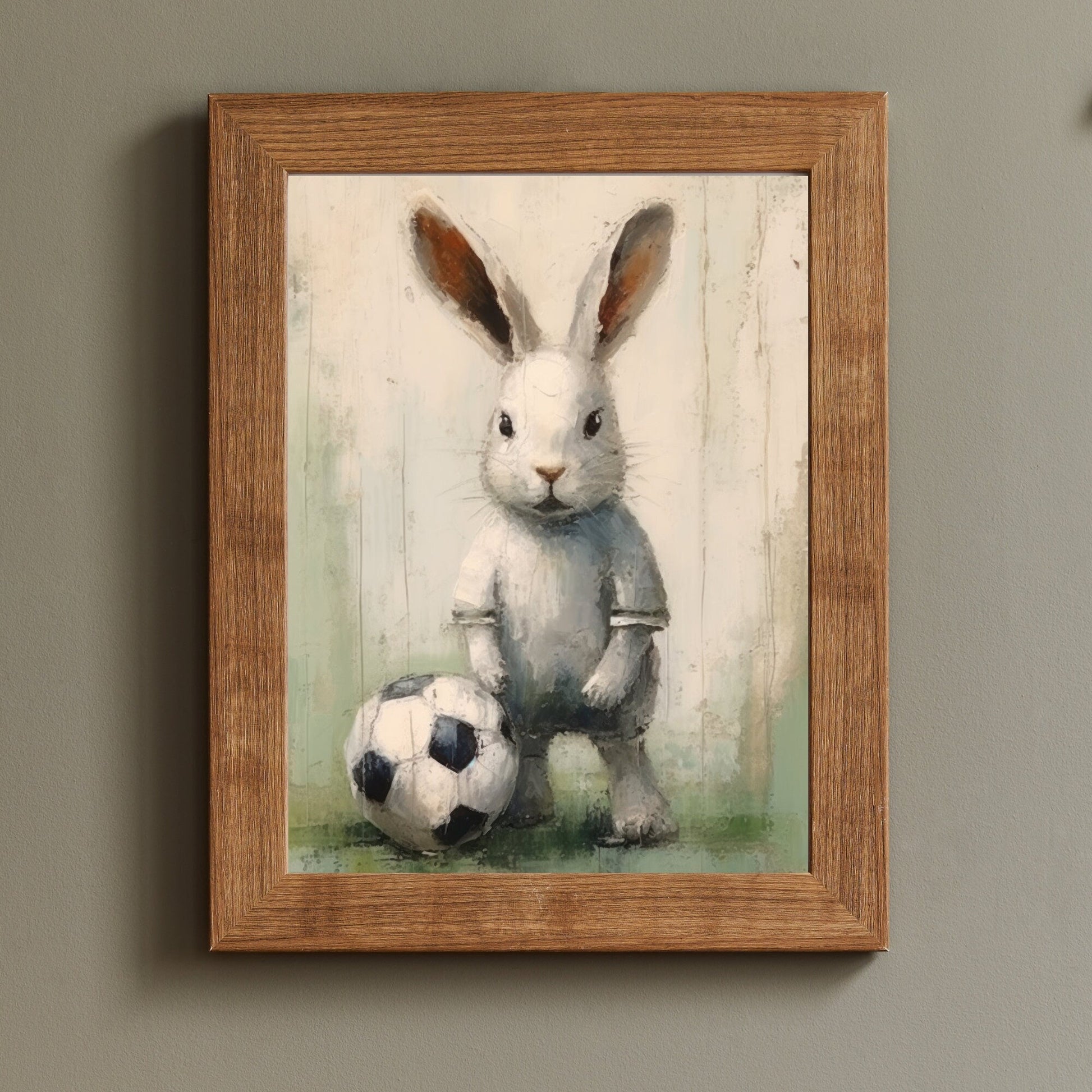 Football Nursery Decor, Woodland Animal Wall Art, Boys Room Decor - WildfieldPrints