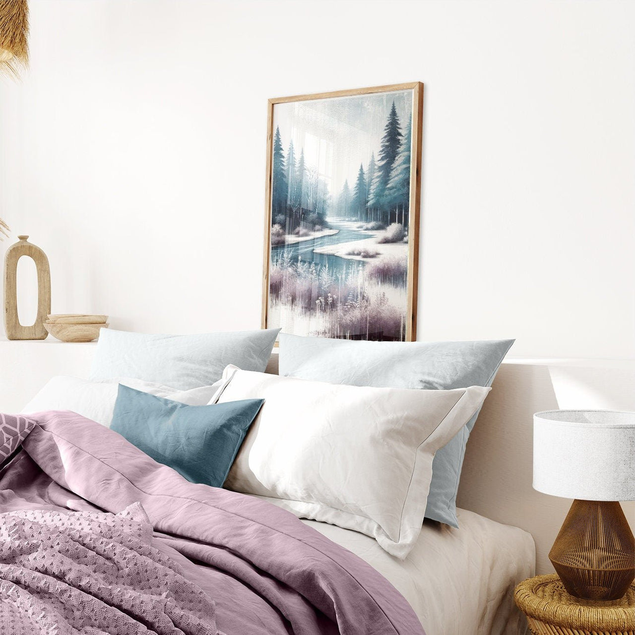 Winter Landscape Wall Art – Nature Nursery Print