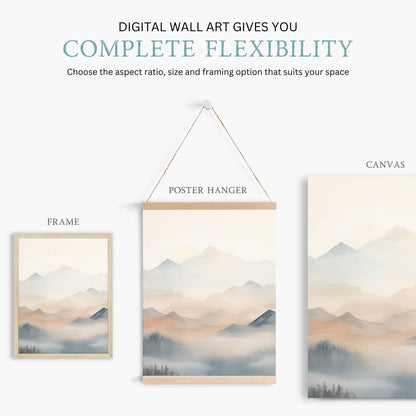 Forest & Mountain Landscape Wall Art, Nature Decor for Home - WildfieldPrints