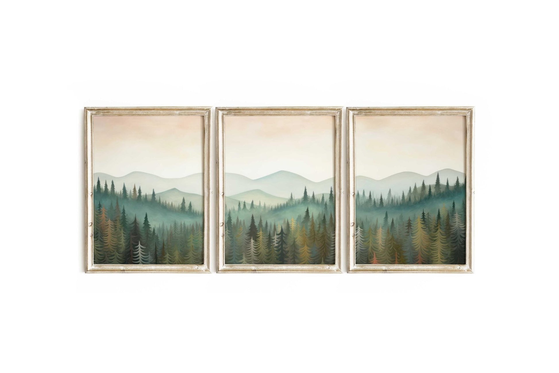 Forest & Mountain Prints, Autumn Wall Art, Nature Inspired Decor - WildfieldPrints