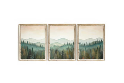 Forest & Mountain Prints, Autumn Wall Art, Nature Inspired Decor - WildfieldPrints