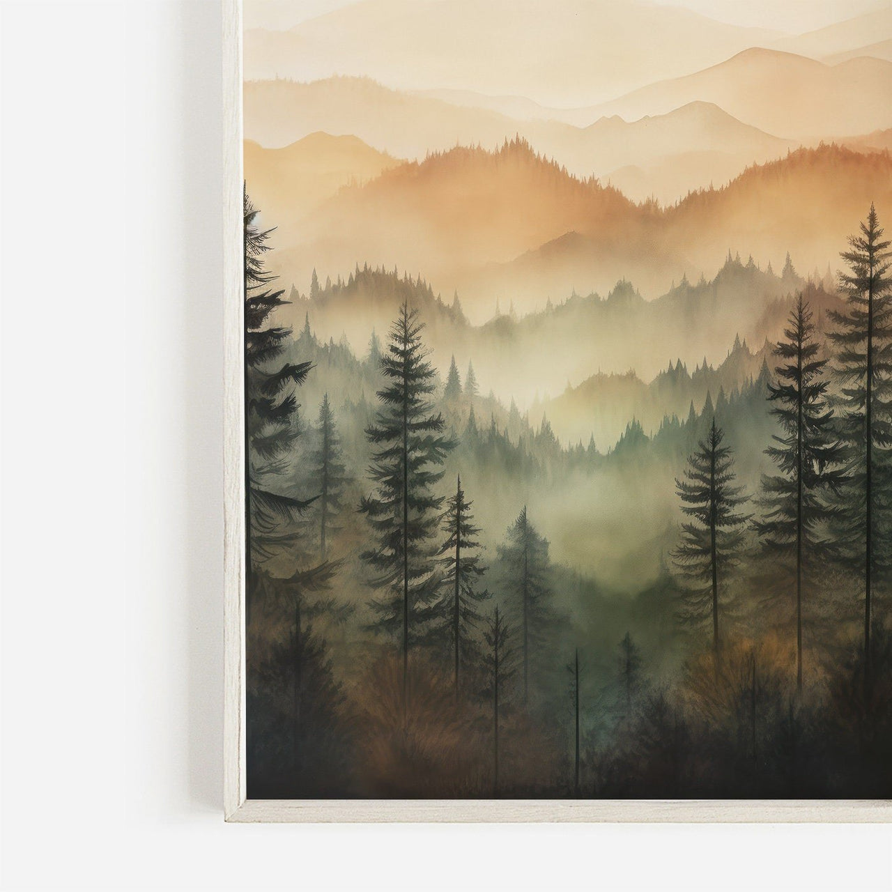 Forest Wall Art – Nature Living Room Print
