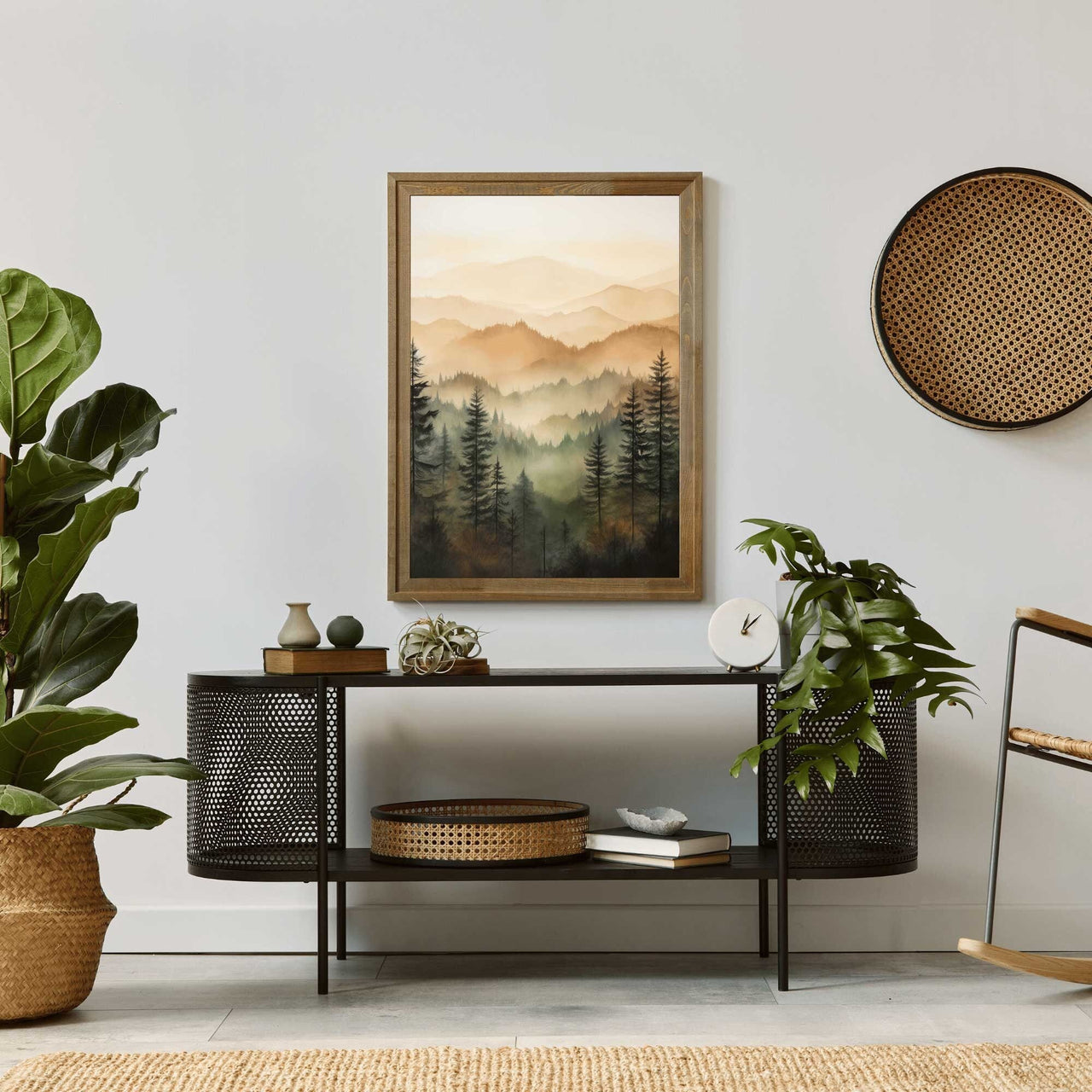 Forest Wall Art – Nature Living Room Print