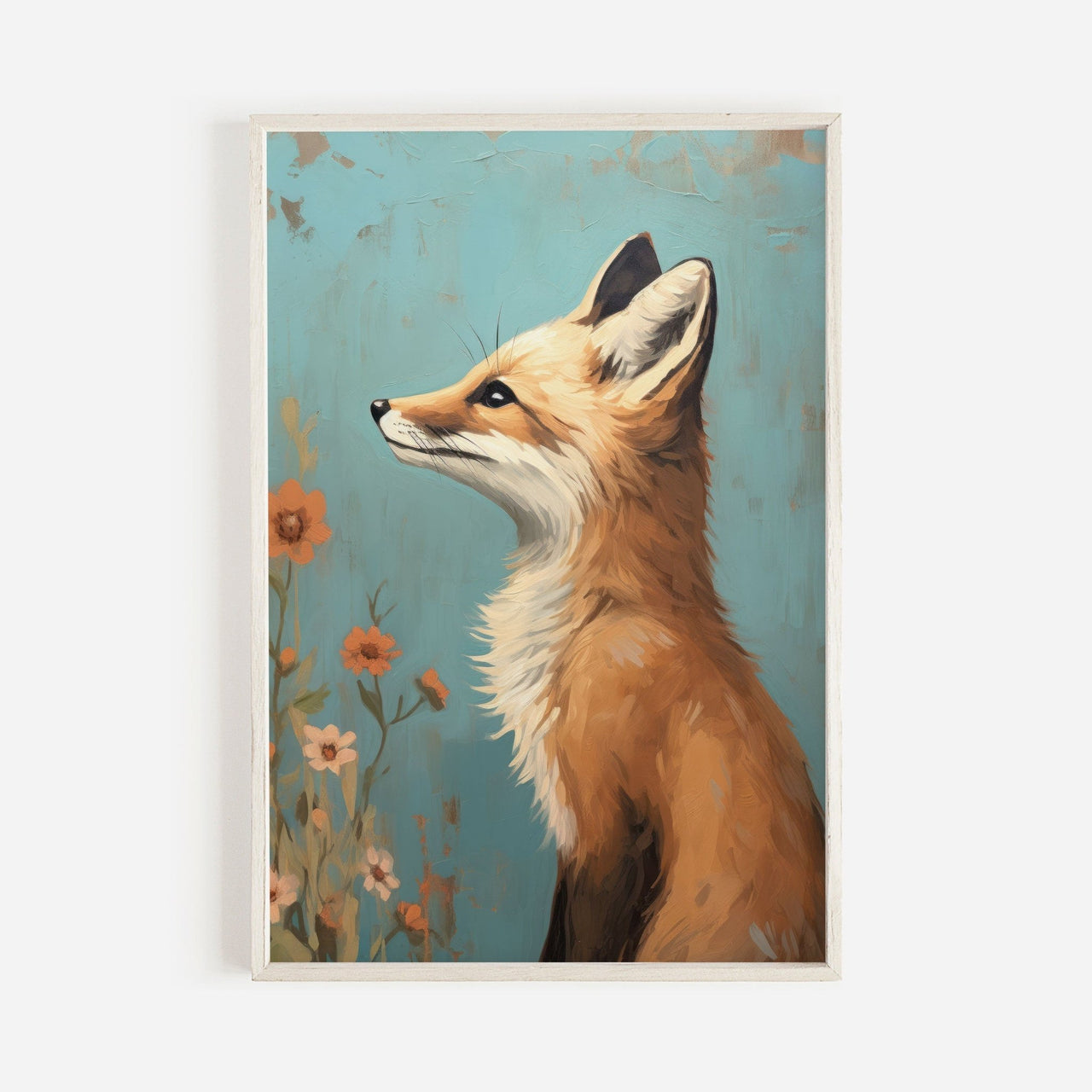 Fox Wall Art – Animal Nursery Print