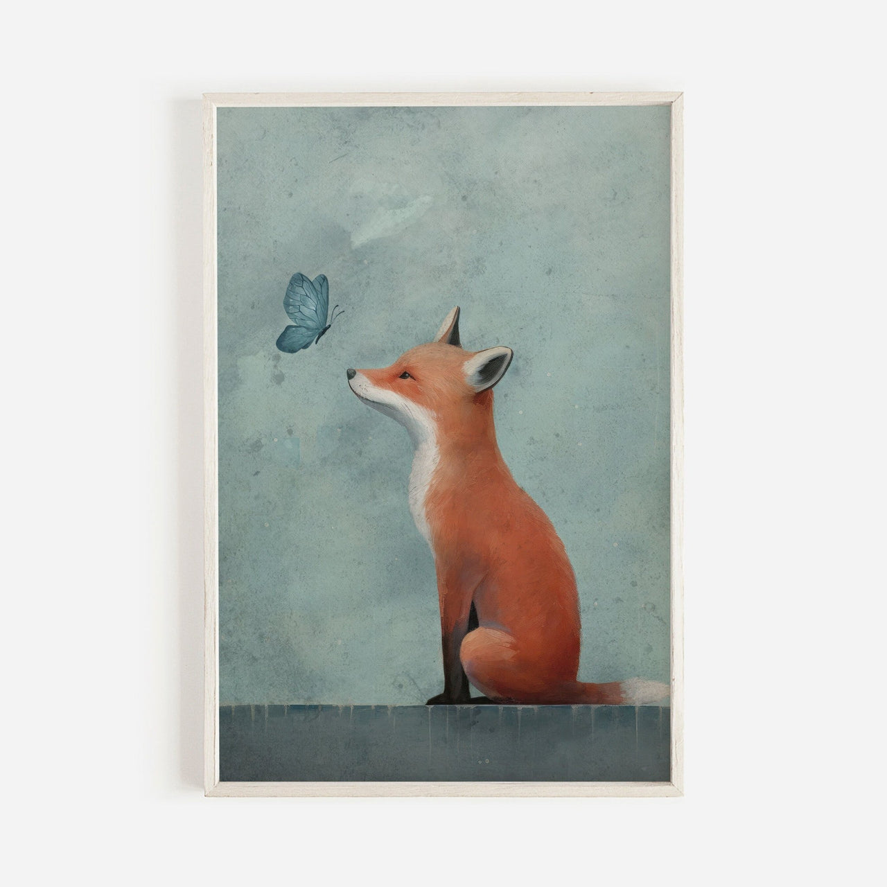 Fox Wall Art – Woodland Nursery Print