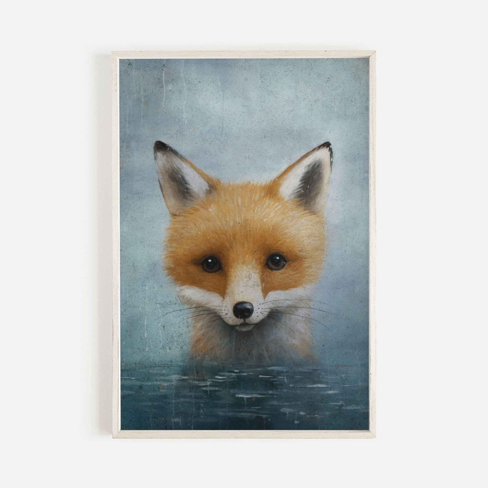 Fox Nursery Decor, Woodland Animal Wall Art, Kids Room Print - WildfieldPrints