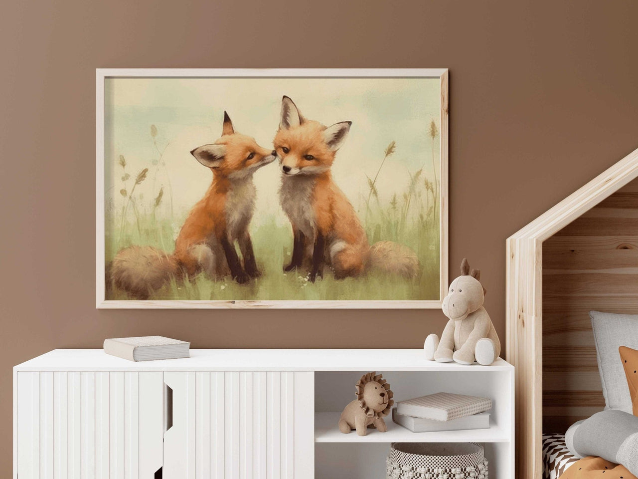 Fox Wall Art – Animal Nursery Print