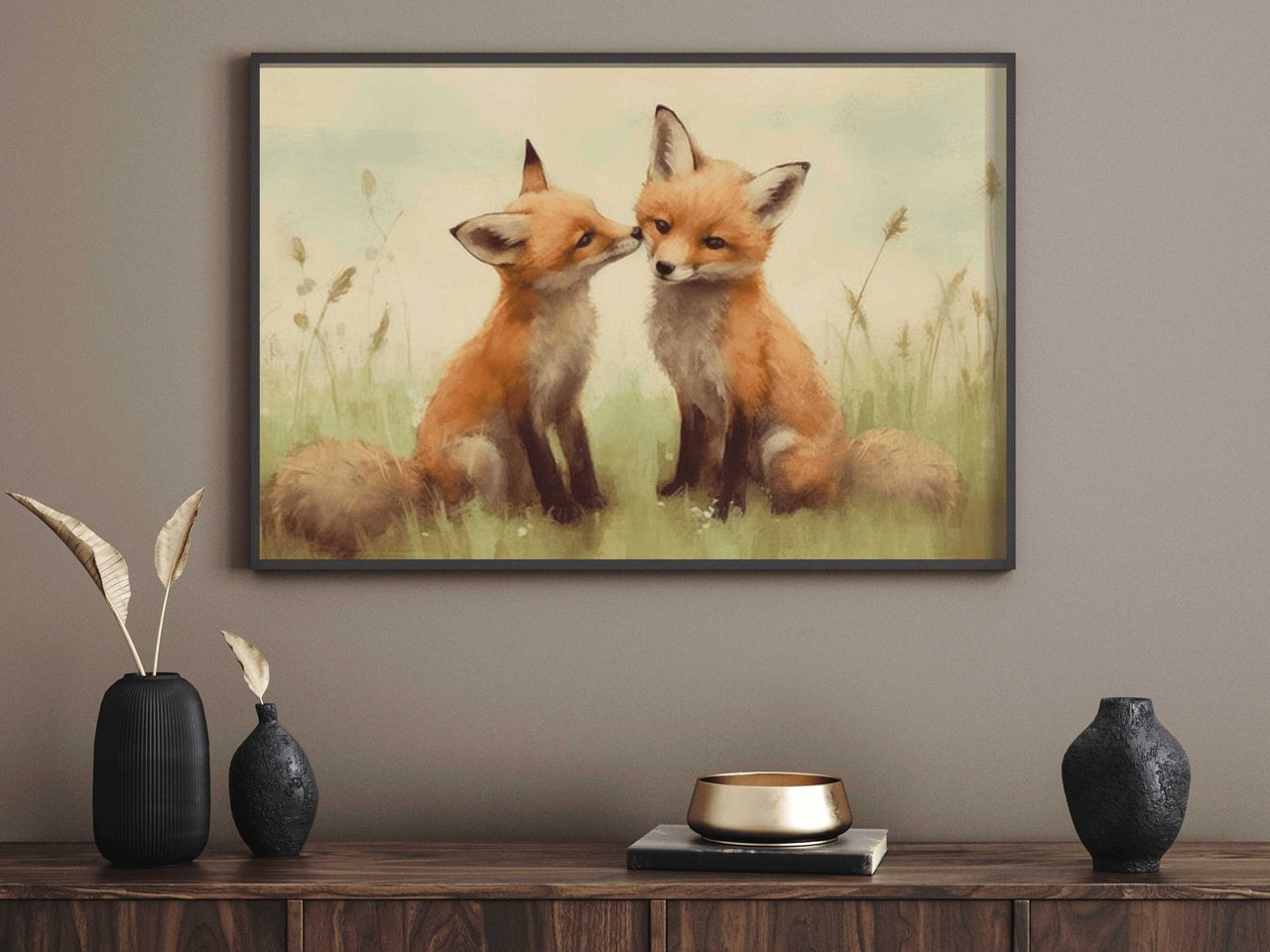 Fox Wall Art – Animal Nursery Print