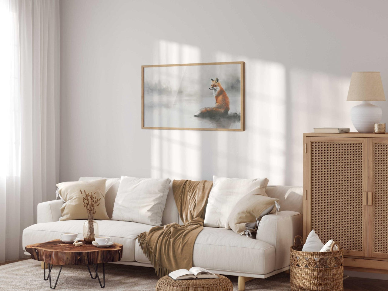 Fox Wall Art – Woodland Nursery Print