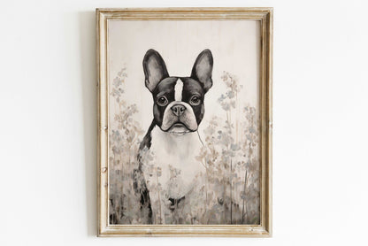 French Bulldog Art, Frenchie Wall Decor, Gift for Dog Lovers - WildfieldPrints
