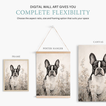 French Bulldog Art, Frenchie Wall Decor, Gift for Dog Lovers - WildfieldPrints