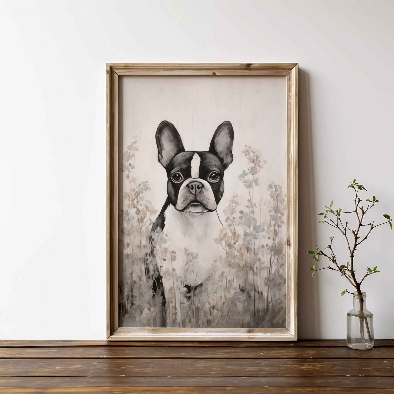French Bulldog Wall Art – Dog Nursery Print for Kids Room