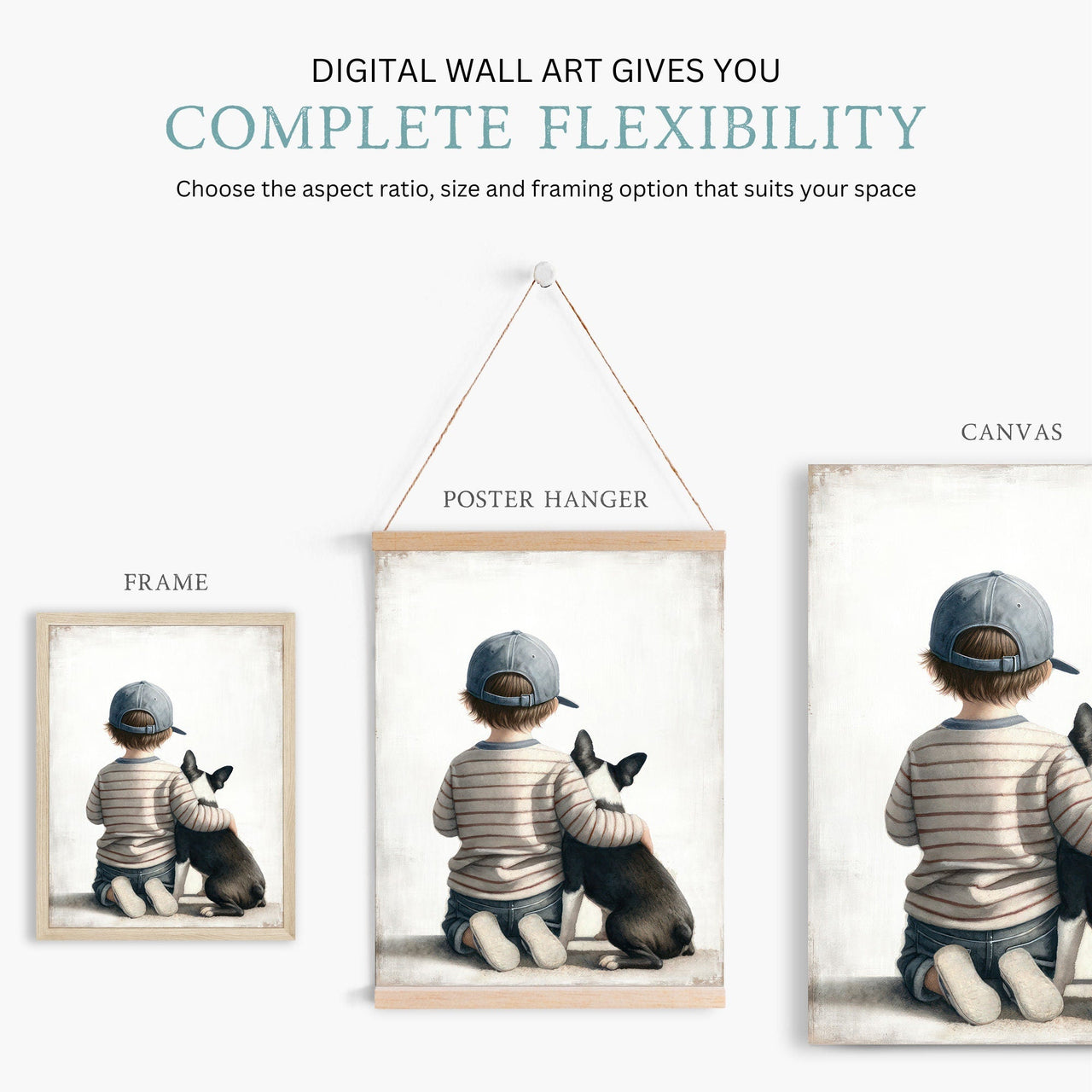 French Bulldog Wall Art – Puppy Boys Room Decor