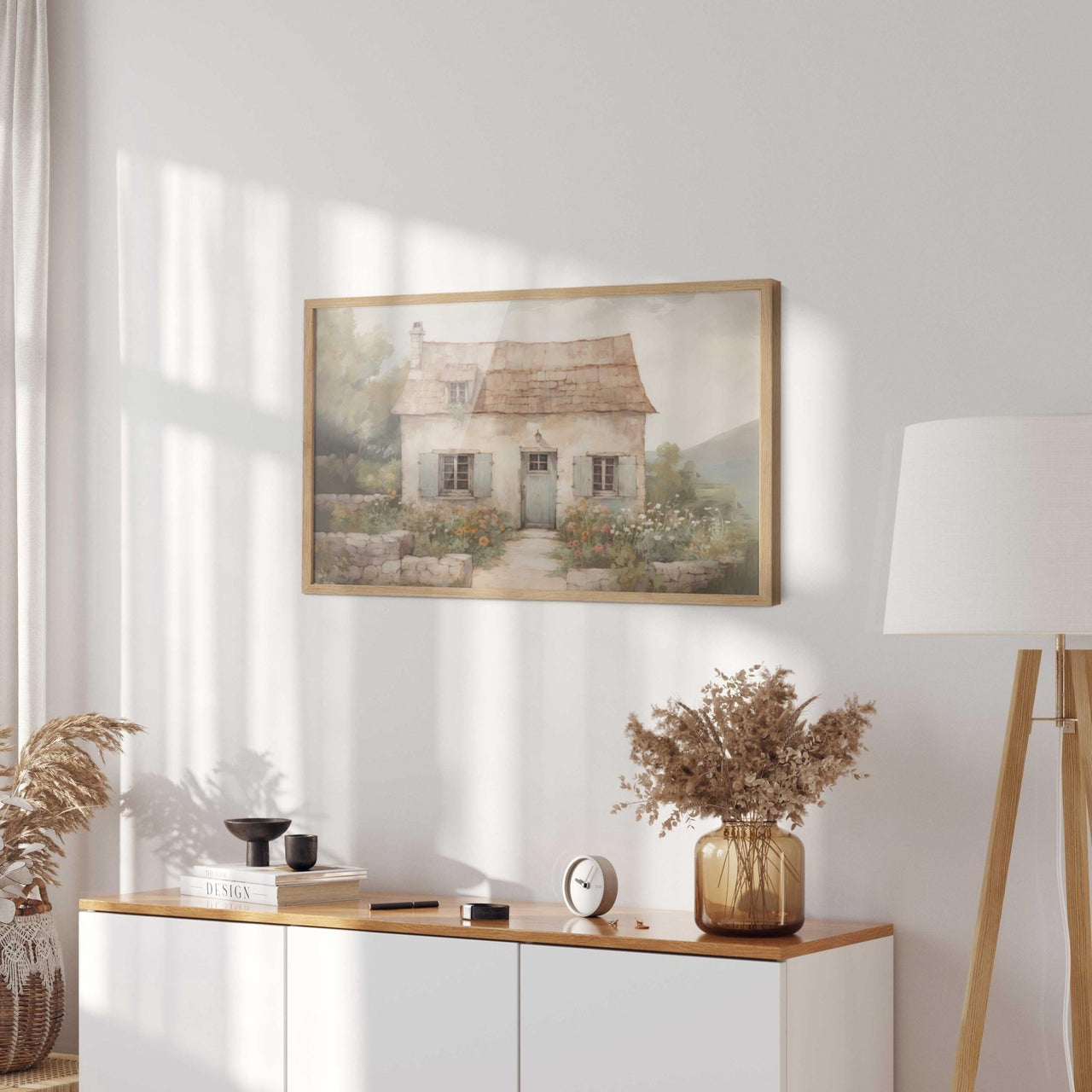 French Cottage Wall Art – Farmhouse Nursery Print
