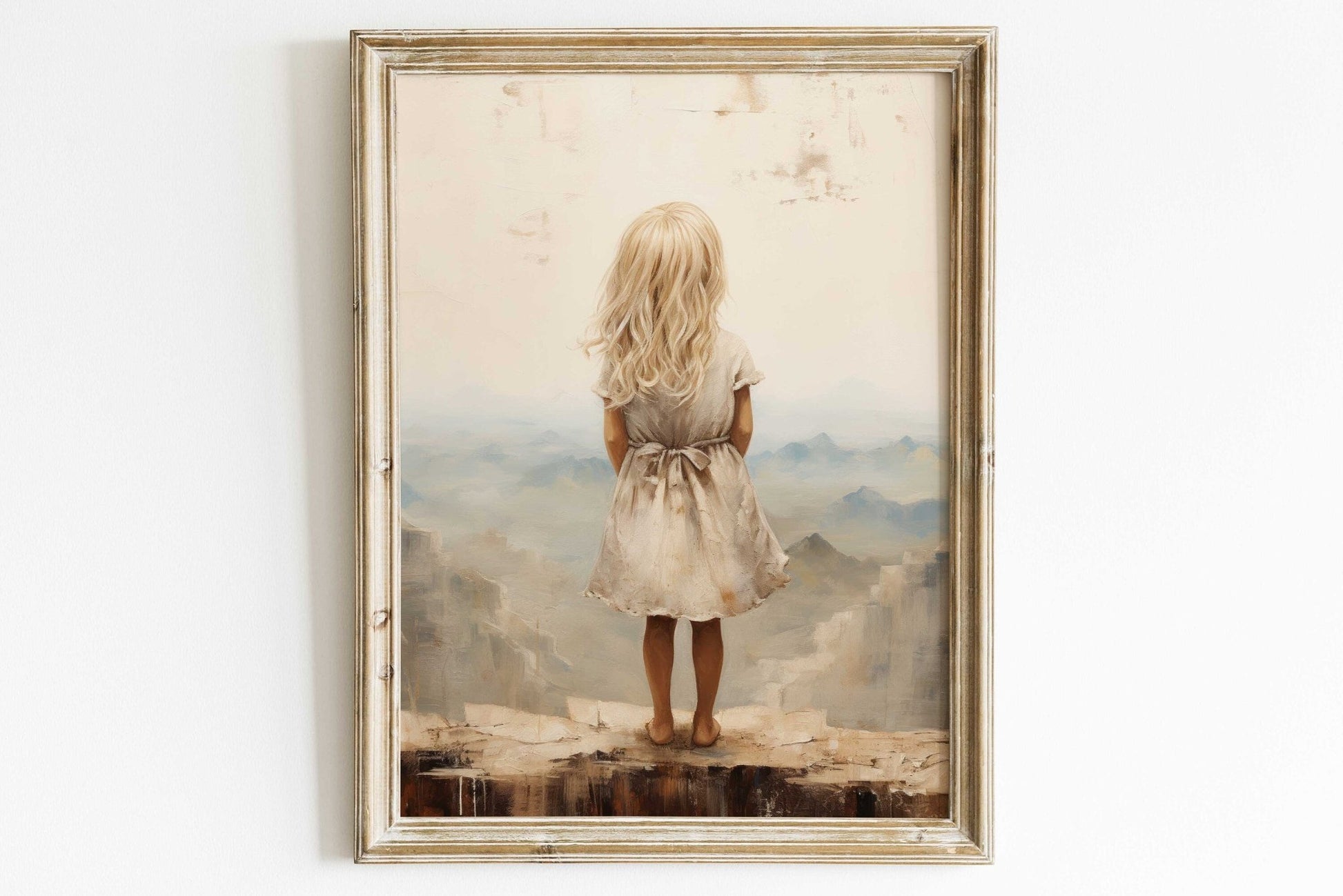 Girl Adventure Print, Mountain Nursery Decor, Girls Bedroom Decor - WildfieldPrints
