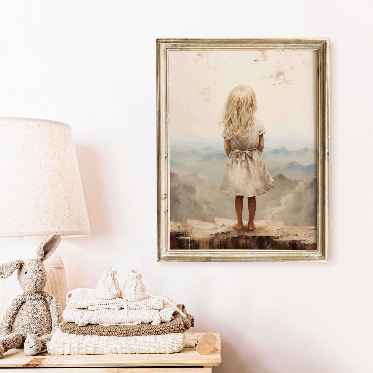 Mountain Adventure Wall Art – Girls Room Print