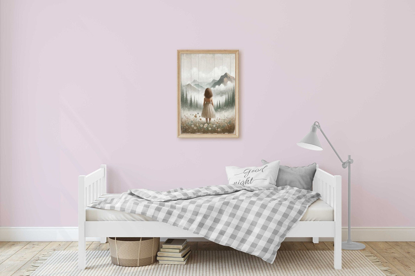 Girl Adventure Prints, Mountain Nursery Decor, Toddler Room Art - WildfieldPrints