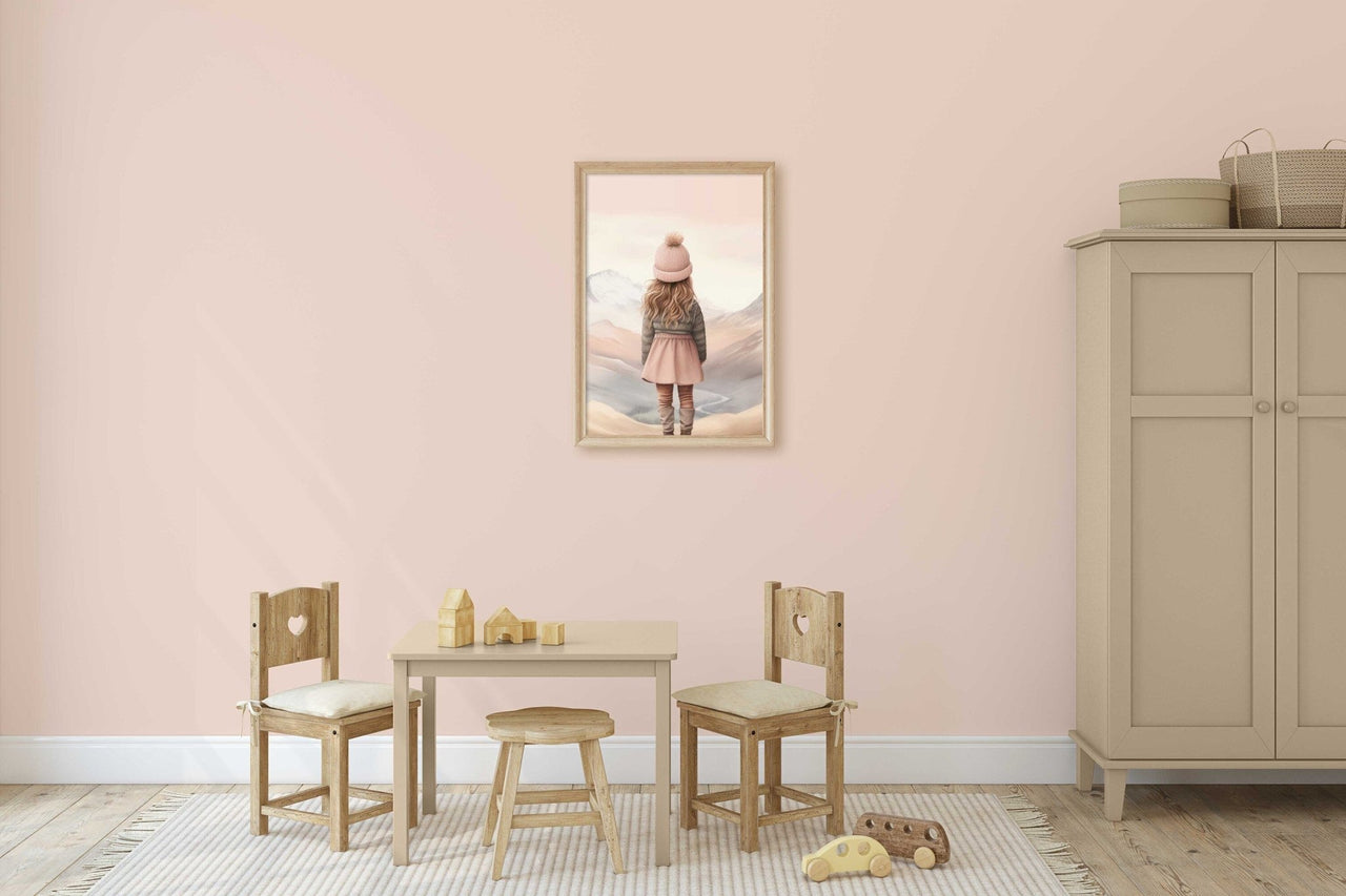 Mountain Adventure Print – Outdoor Kids Room Wall Art