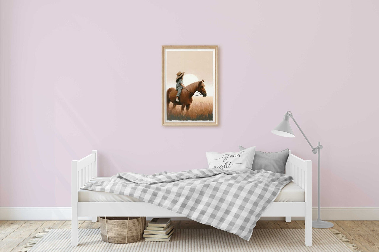 Horse Wall Art – Equestrian Girls Room Decor