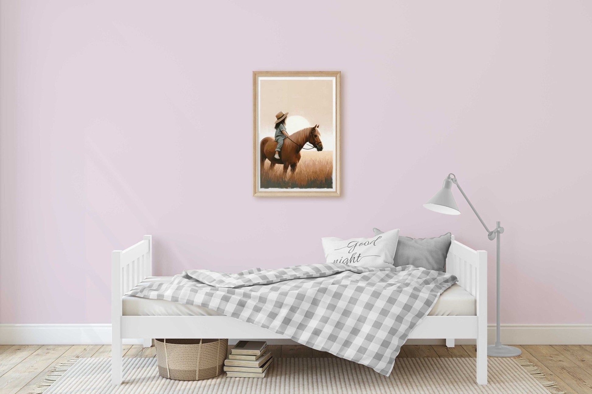 Girl and Horse Prints, Equestrian Room Decor, Wall Art for Girls - WildfieldPrints