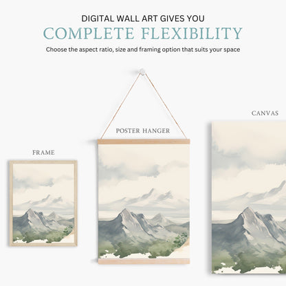 Girl's Nursery Adventure Art, Mountain Theme Decor, Kids Room Wall Decor - WildfieldPrints