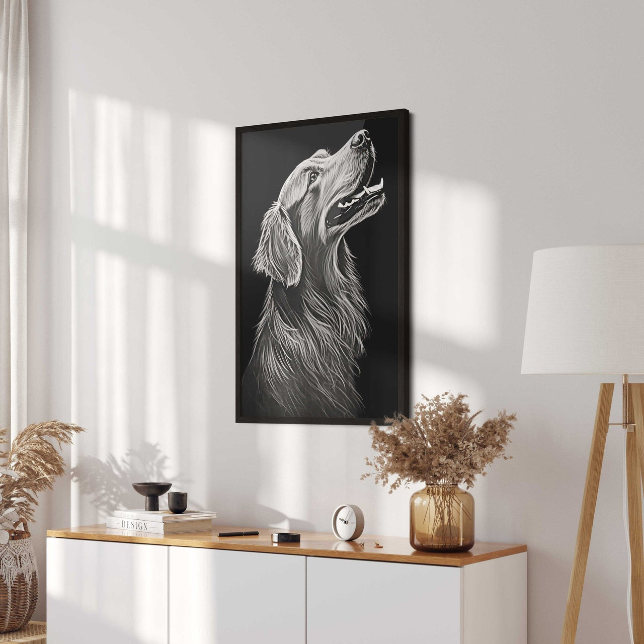 Golden Retriever Wall Decor – Dog Nursery Print