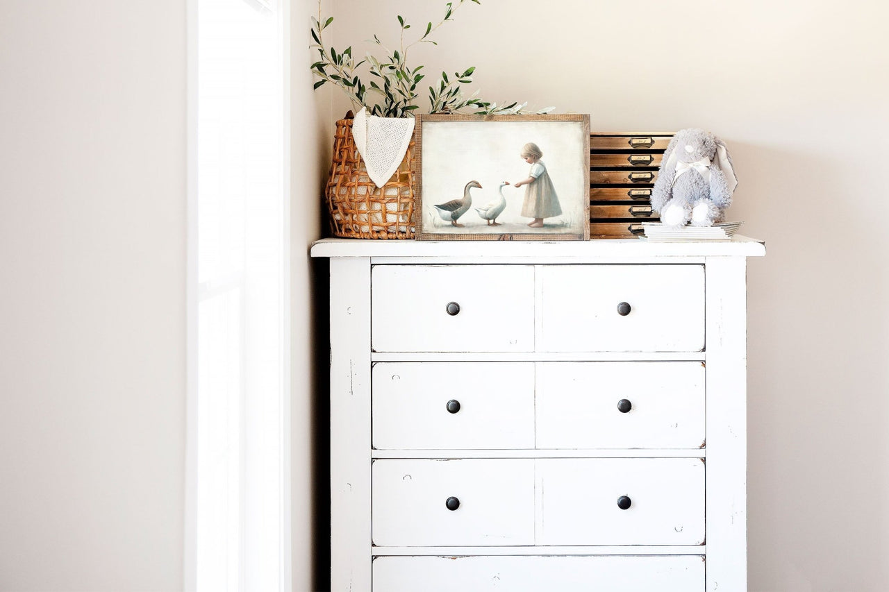 Goose Wall Art – Farm Nursery Print