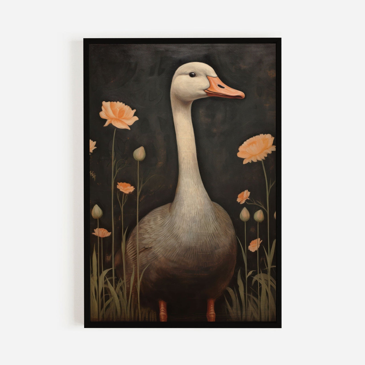 Goose Wall Art – Farm Animal Nursery Print