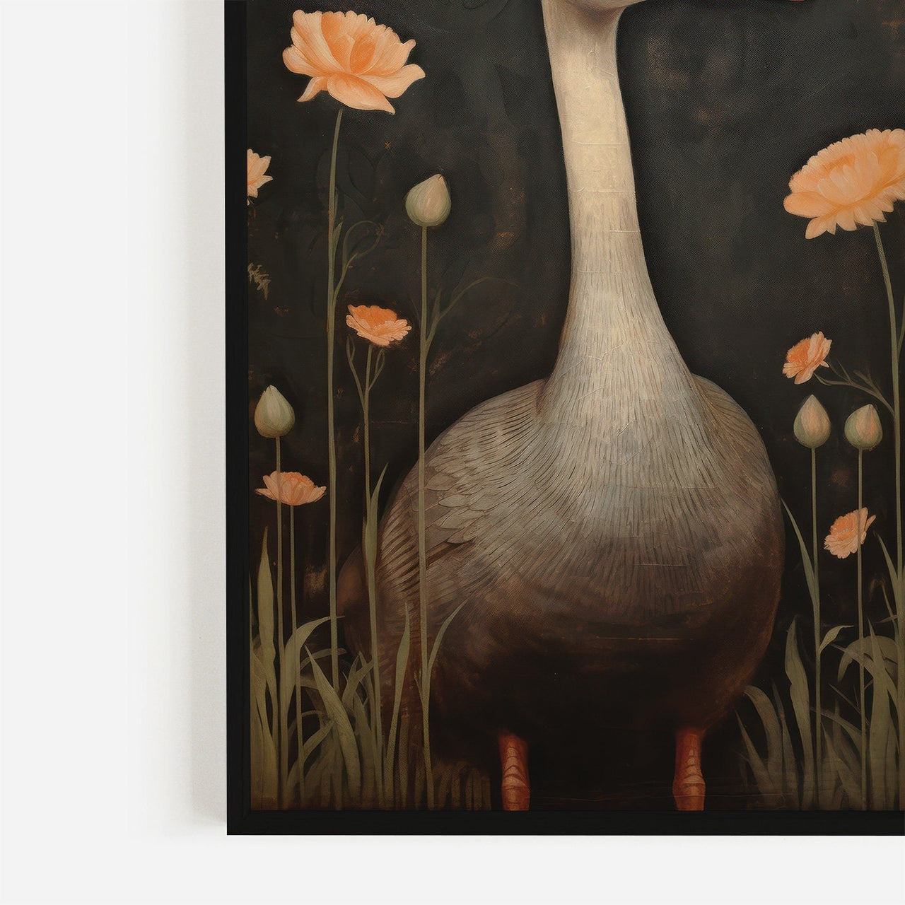Goose Wall Art – Farm Animal Nursery Print