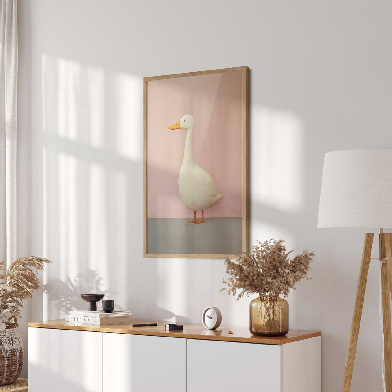 Goose Wall Art – Farm Nursery Print