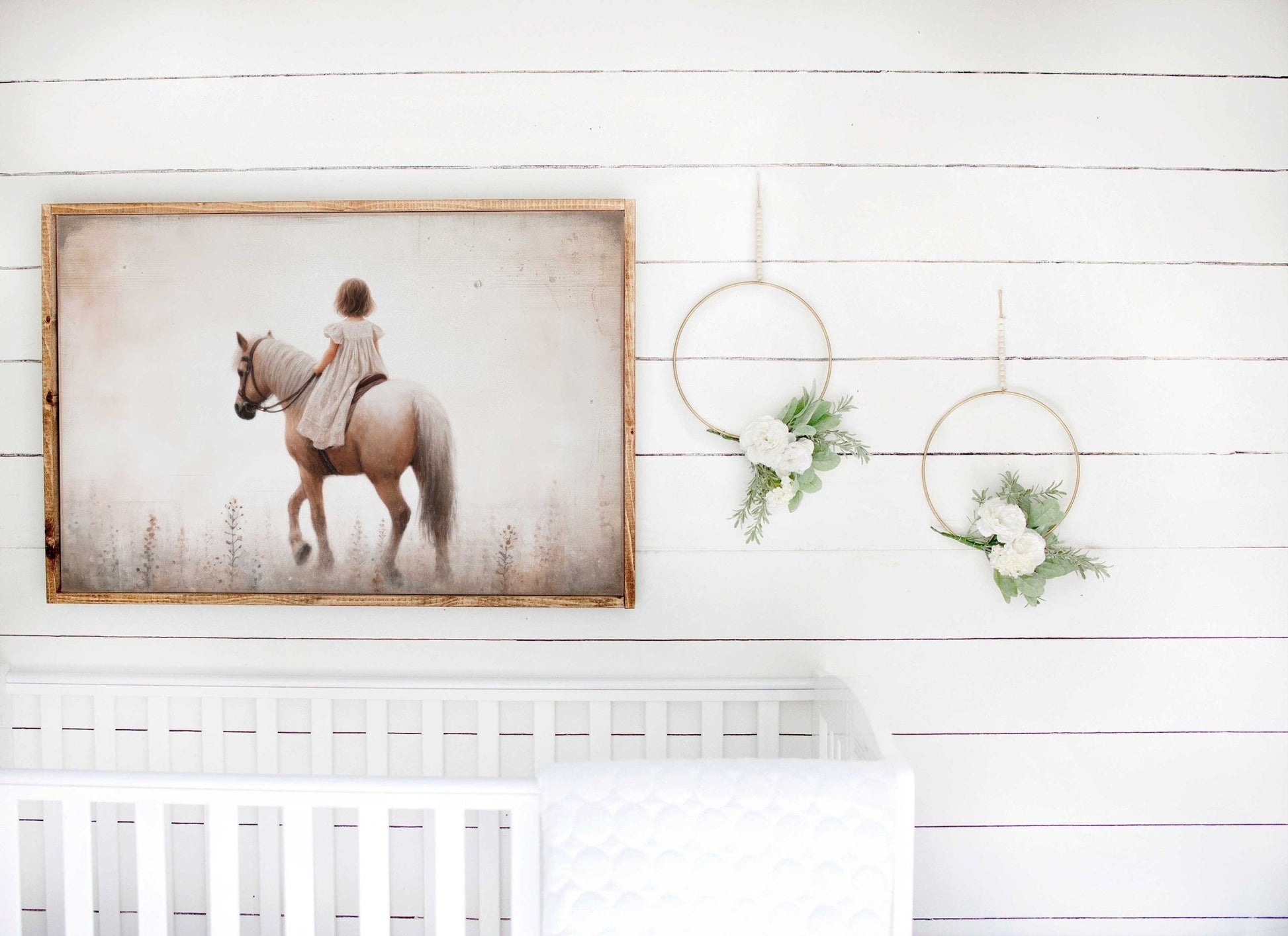 Horse Nursery Decor, Equestrian Wall Art, Girls Room Decor - WildfieldPrints