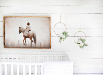 Horse Nursery Decor, Equestrian Wall Art, Girls Room Decor - WildfieldPrints