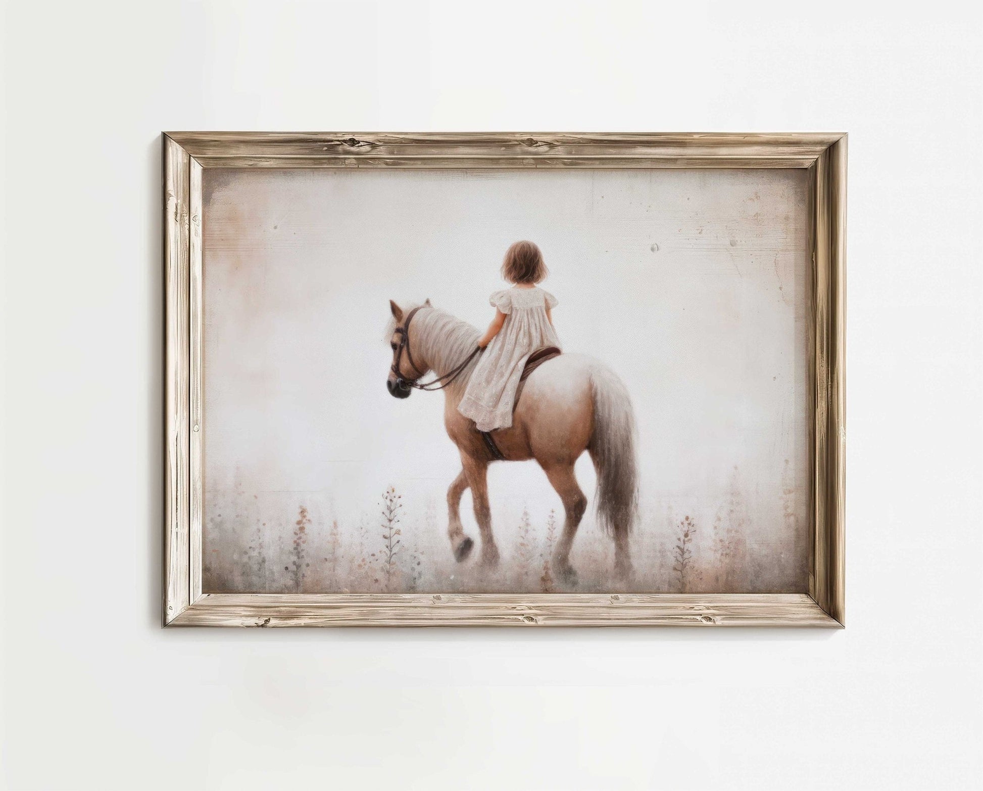 Horse Nursery Decor, Equestrian Wall Art, Girls Room Decor - WildfieldPrints