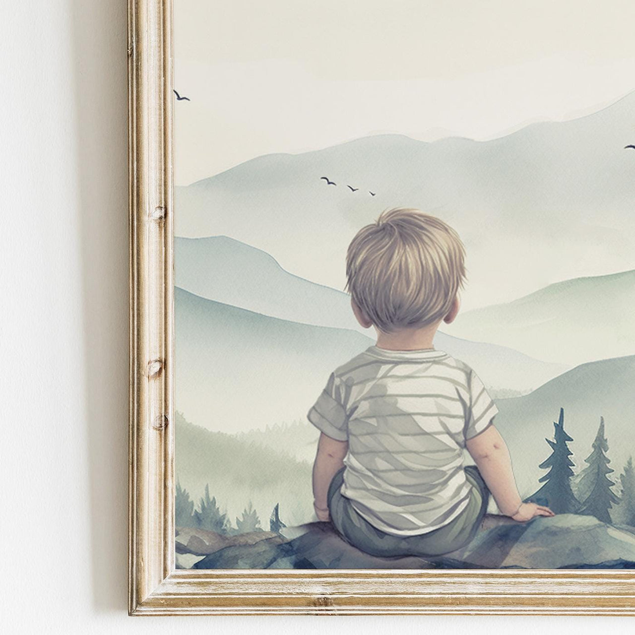Bible Verse Wall Art – Christian Boys Room Print • Set of 2