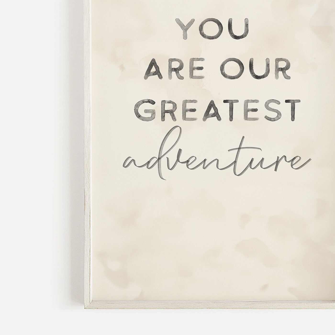 Boys Nursery Quote Print, You Are Our Greatest Adventure, Boy Adventure Nursery Decor, Adventure Theme, Printable Nursery Decor Set of 2