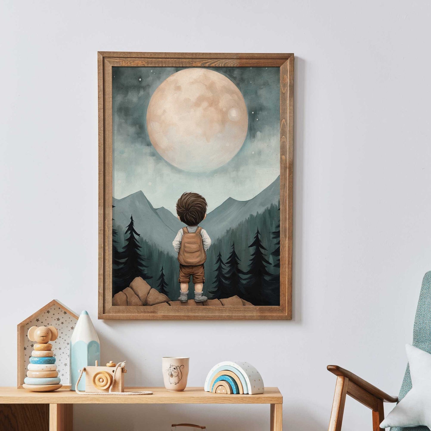 Adventure Nursery Decor, Boy Adventure Nursery, Nature Wall Art Kids, Perfect for Boys Bedroom or Playroom, Digital Printable Art