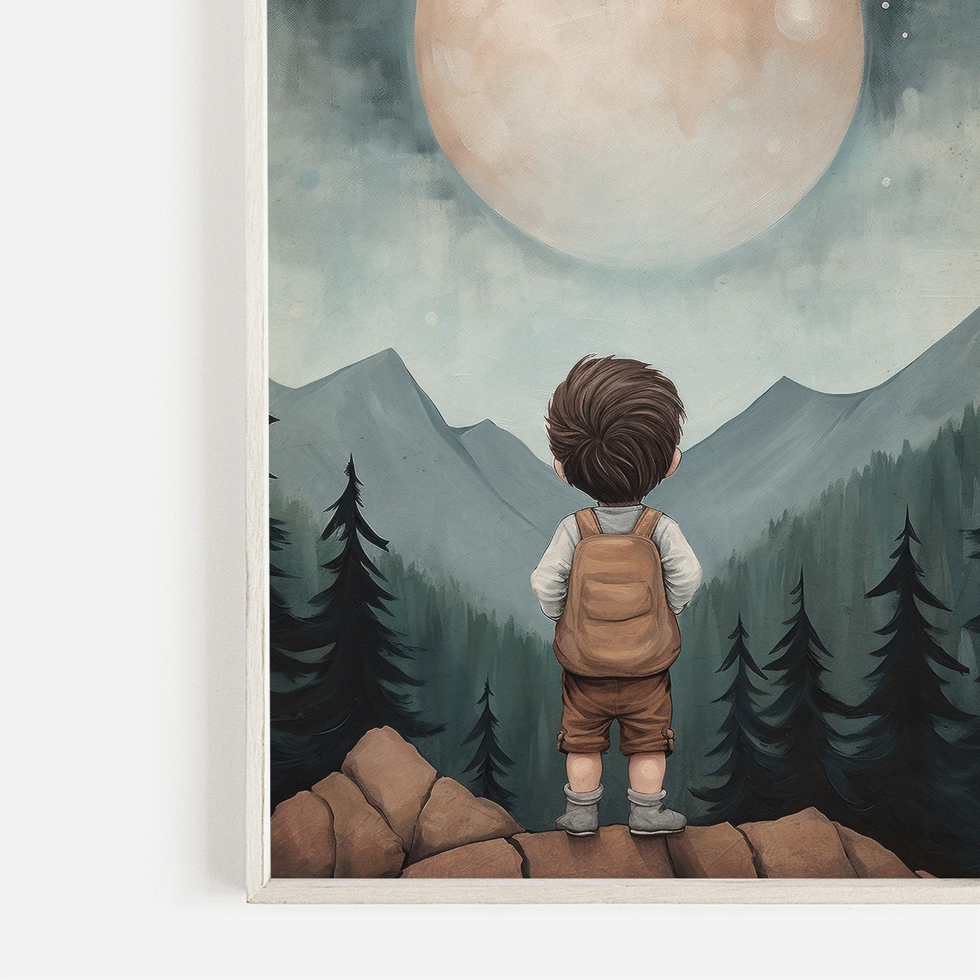 Adventure Nursery Decor, Boy Adventure Nursery, Nature Wall Art Kids, Perfect for Boys Bedroom or Playroom, Digital Printable Art