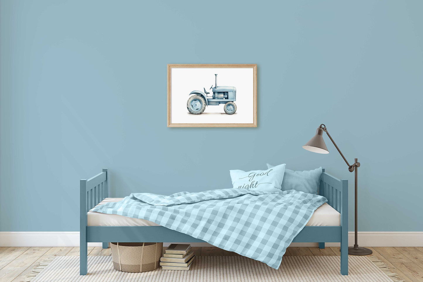 Tractor Nursery Decor, Retro Tractor Print, Farmhouse Nursery Wall Decor, Farm Theme Nursery, Vehicle Nursery Print, PRINTABLE Boys Room Art