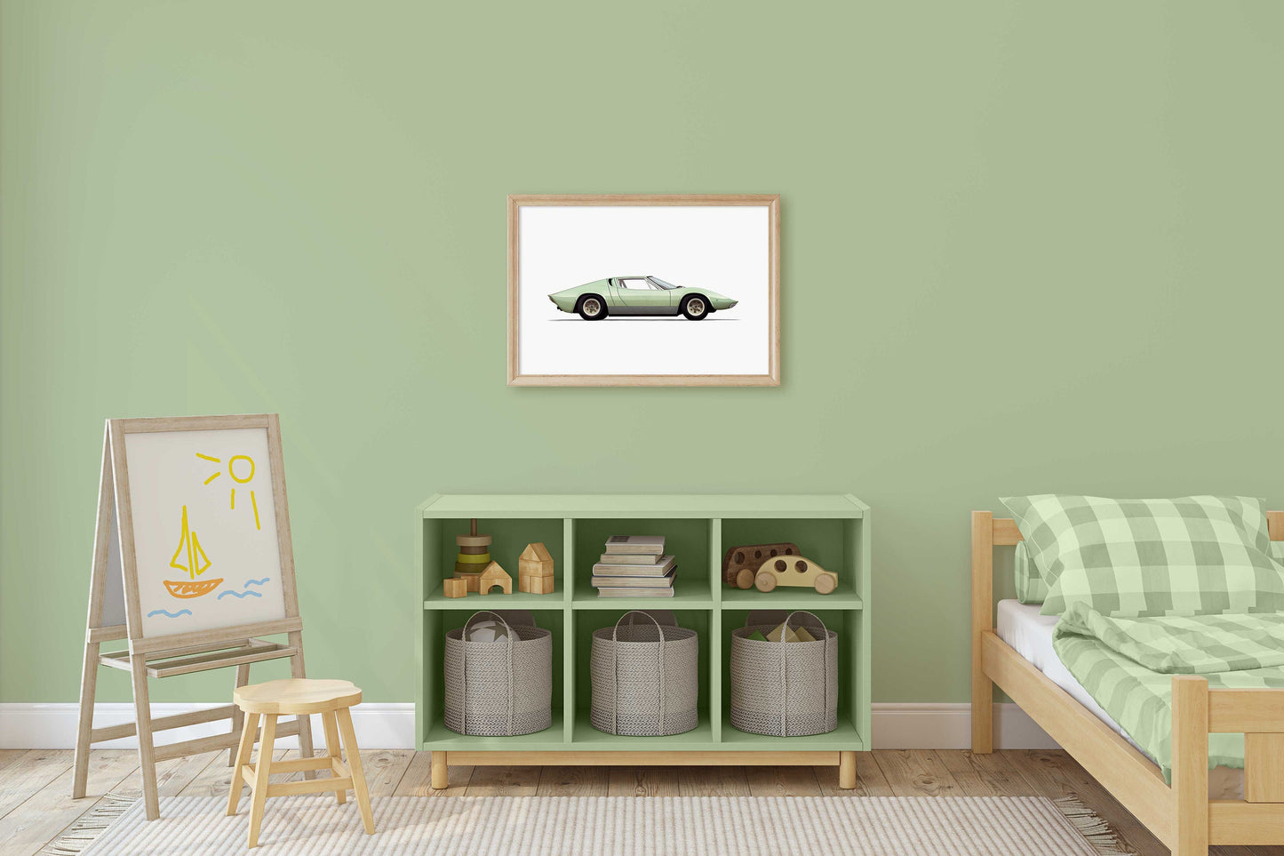 Lamborghini Art, Lamborghini Poster, Car Nursery Decor, Vehicle Nursery Art, Boys Room Vintage Car Art Print, PRINTABLE Kids Room Wall Art