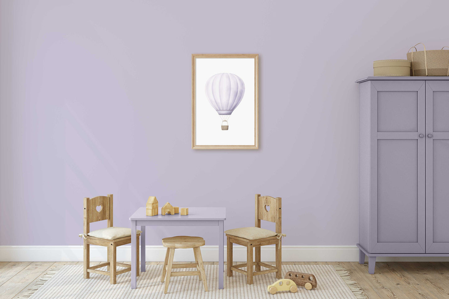 Violet Voyages: Timeless Balloon Elegance for Dreamy Interiors