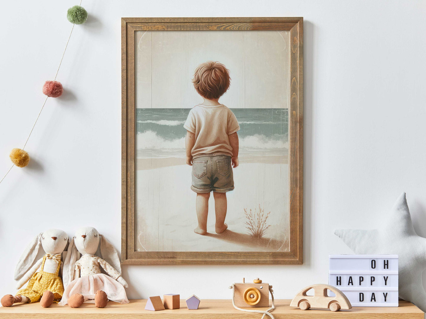 Beach Nursery Decor, Ocean Nursery Wall Decor, Little Boy Room Decor,Boy Adventure Print, Toddler Room Decor Boy, PRINTABLE Boys Bedroom Art