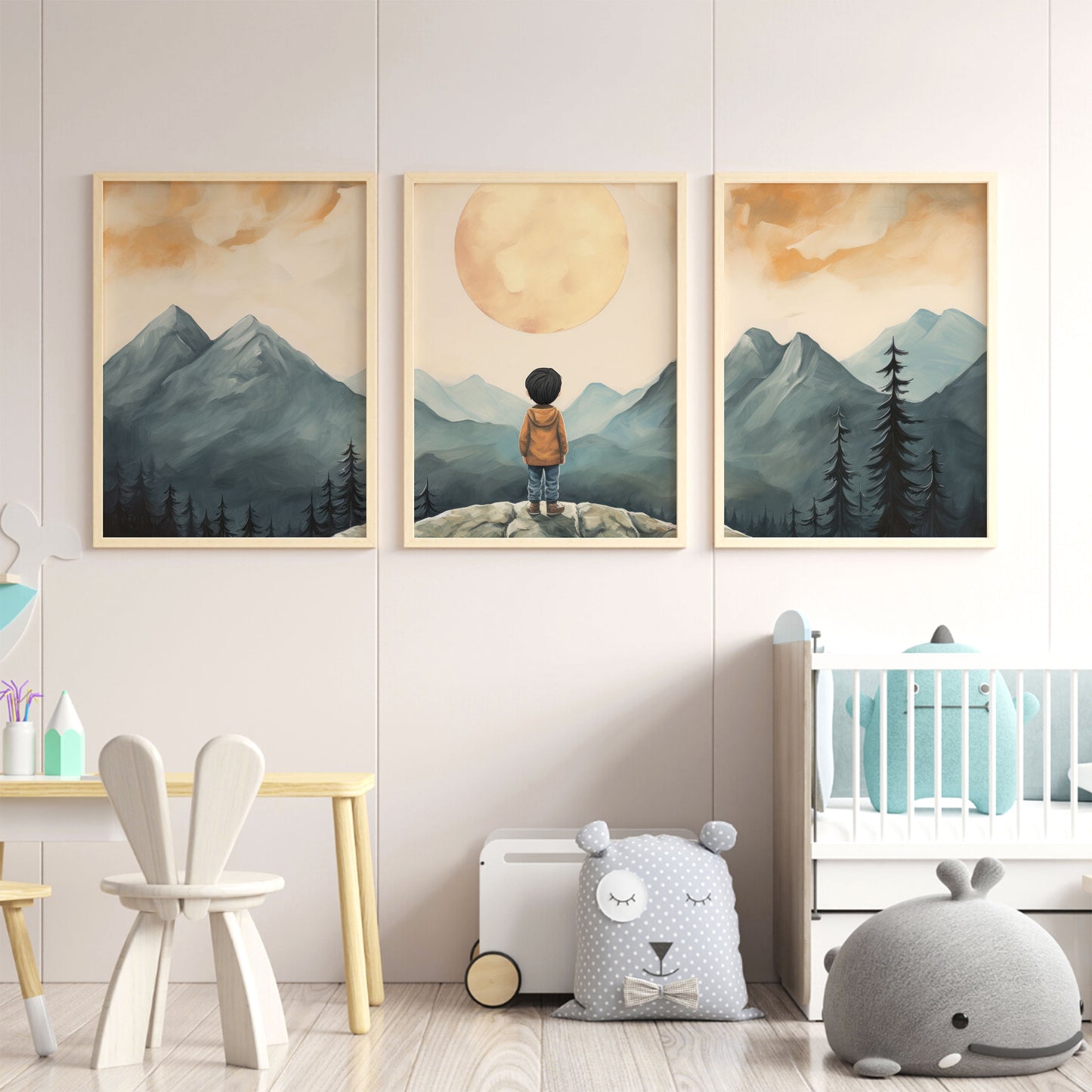 Adventure Toddler Decor, Outdoors Nursery, Boy Adventure Art, Mountain Nursery Print, Boys Bedroom & Playroom Decor, Printable Boy Wall Art