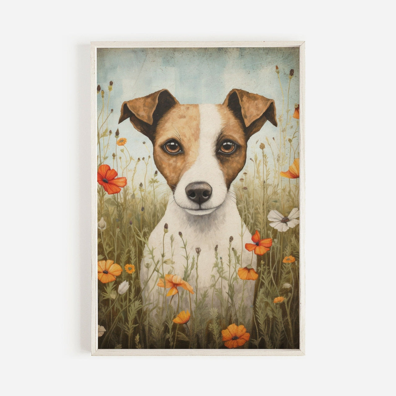 Jack Russell Wall Art – Dog Nursery Print